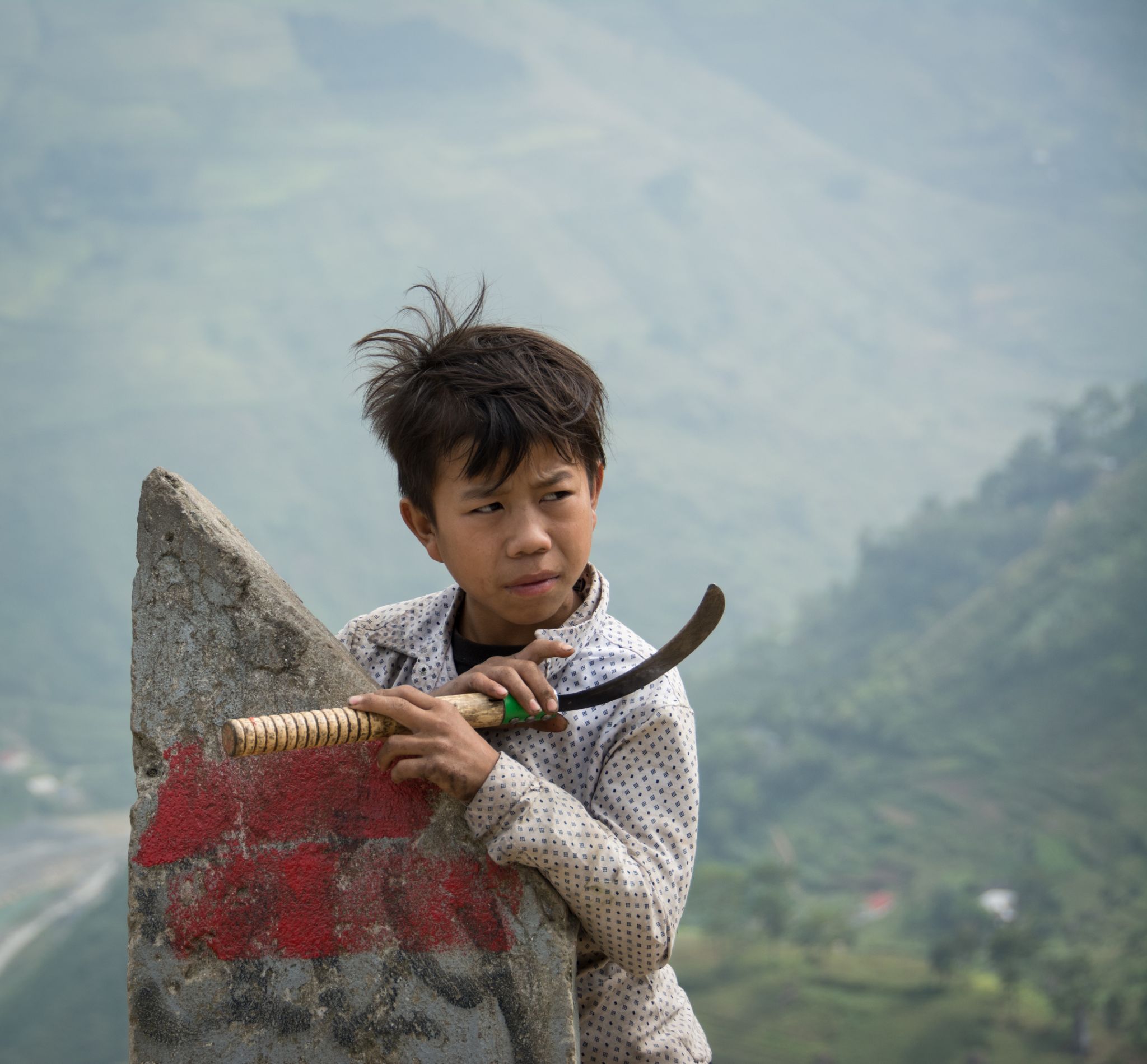 Vietnam Sapa Junge